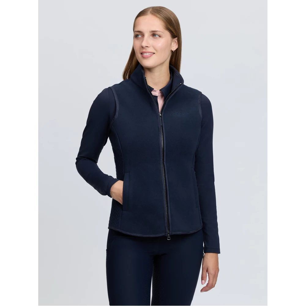 LeMieux Frankie Fleece Gilet - Navy in Navy