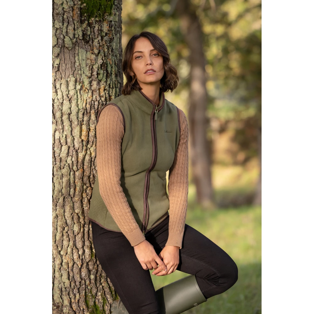 LeMieux Frankie Fleece Gilet - Willow Green in Willow Green