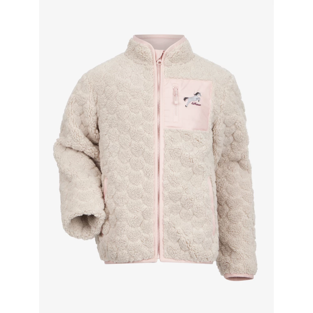 LeMieux Mini Thora Heart Fleece  - Stone in Stone