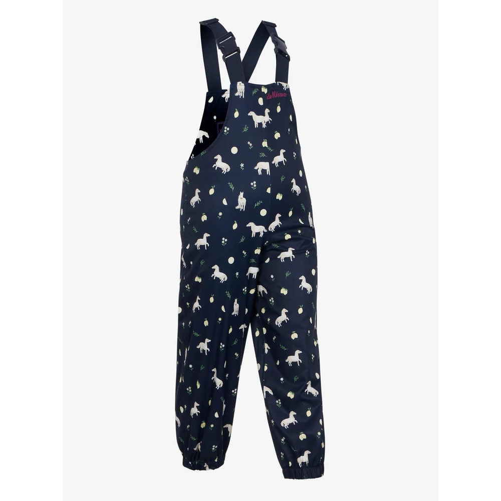 LeMieux Mini Pippin Splash Dungarees - Navy in Navy