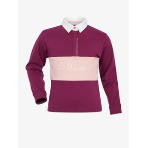 LeMieux Mini Roman Rugby Shirt  - Blackberry in Blackberry
