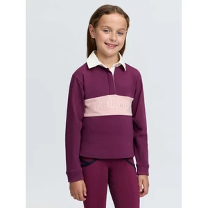 LeMieux Mini Roman Rugby Shirt  - Blackberry in Blackberry