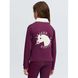 LeMieux Mini Roman Rugby Shirt  - Blackberry in Blackberry