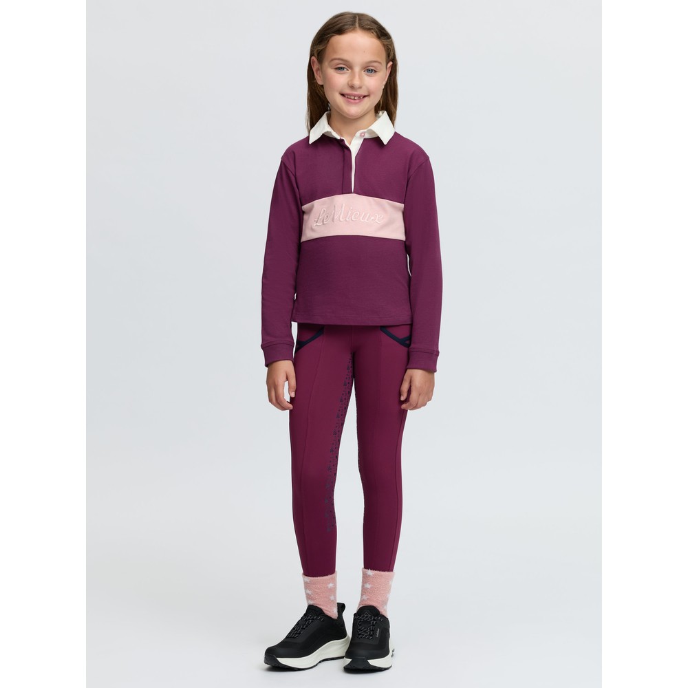 LeMieux Mini Roman Rugby Shirt  - Blackberry 