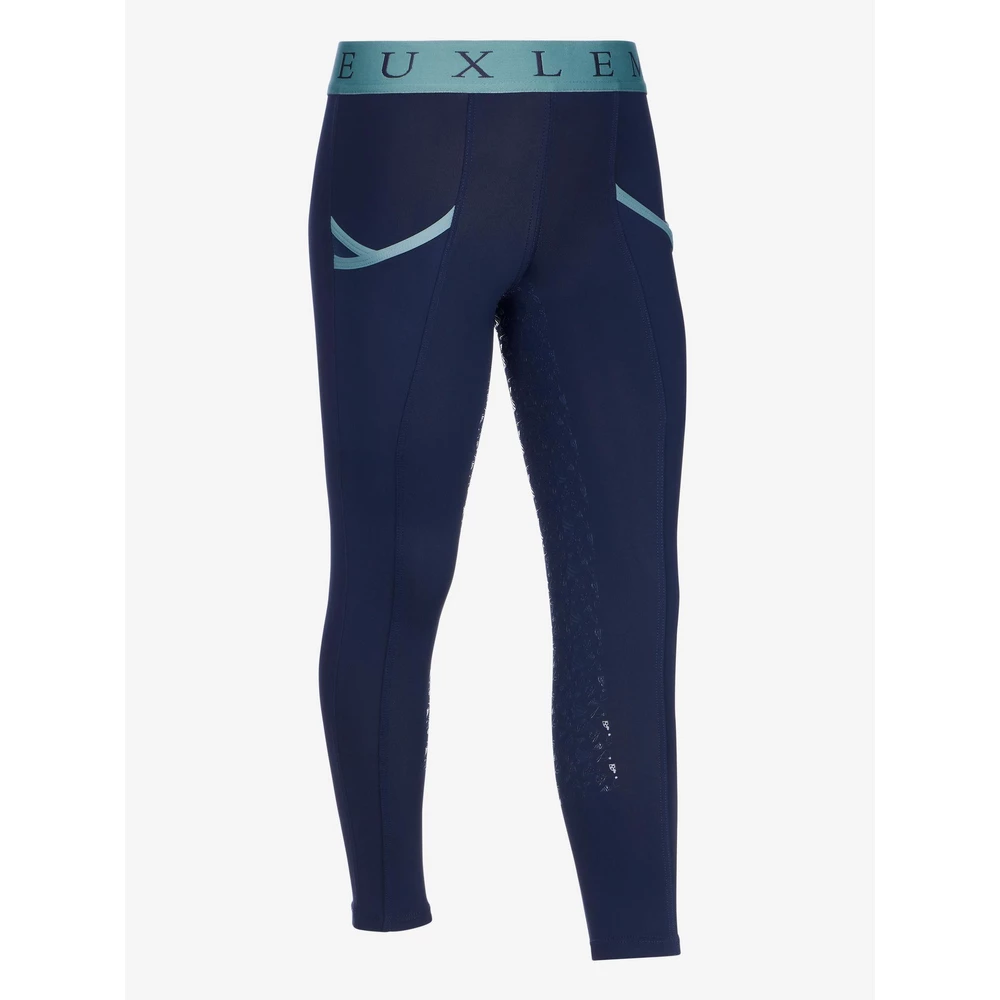 LeMieux Mini Pull Ons - Navy/Aloe in Navy/Aloe