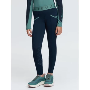LeMieux Mini Pull Ons - Navy/Aloe in Navy/Aloe