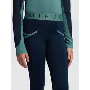 LeMieux Mini Pull Ons - Navy/Aloe in Navy/Aloe