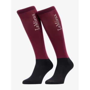 LeMieux Competition Socks 2 pack - Blackberry in Blackberry