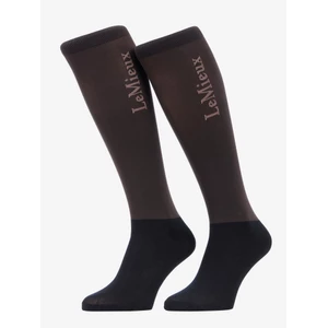 LeMieux Competition Socks 2 pack - Cocoa in Cocoa