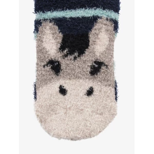 LeMieux Mini Fluffy Character Socks - Oakie in Oakie