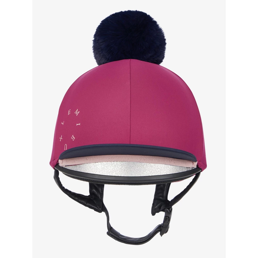 LeMieux Classique Pom Hat Silk - Blackberry in Blackberry
