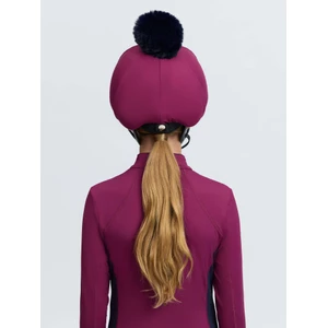 LeMieux Classique Pom Hat Silk - Blackberry in Blackberry