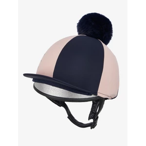 LeMieux Harlequin Hat Silk - Navy/Petal in Navy/Petal