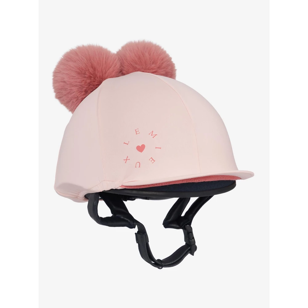 LeMieux Mini Double Pom Hat Silk - Petal in Petal