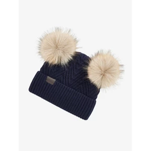 LeMieux Mini Double Pom Beanie - Navy in Navy