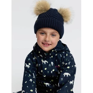 LeMieux Mini Double Pom Beanie - Navy in Navy