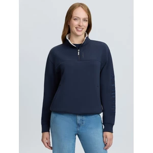 LeMieux Scarlet Quarter Zip Sweat - Navy in Navy