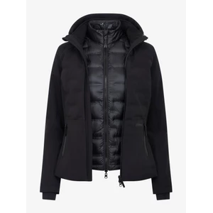 LeMieux Brooke 3 in 1 Waterproof Hybrid Jacket - Black in Black