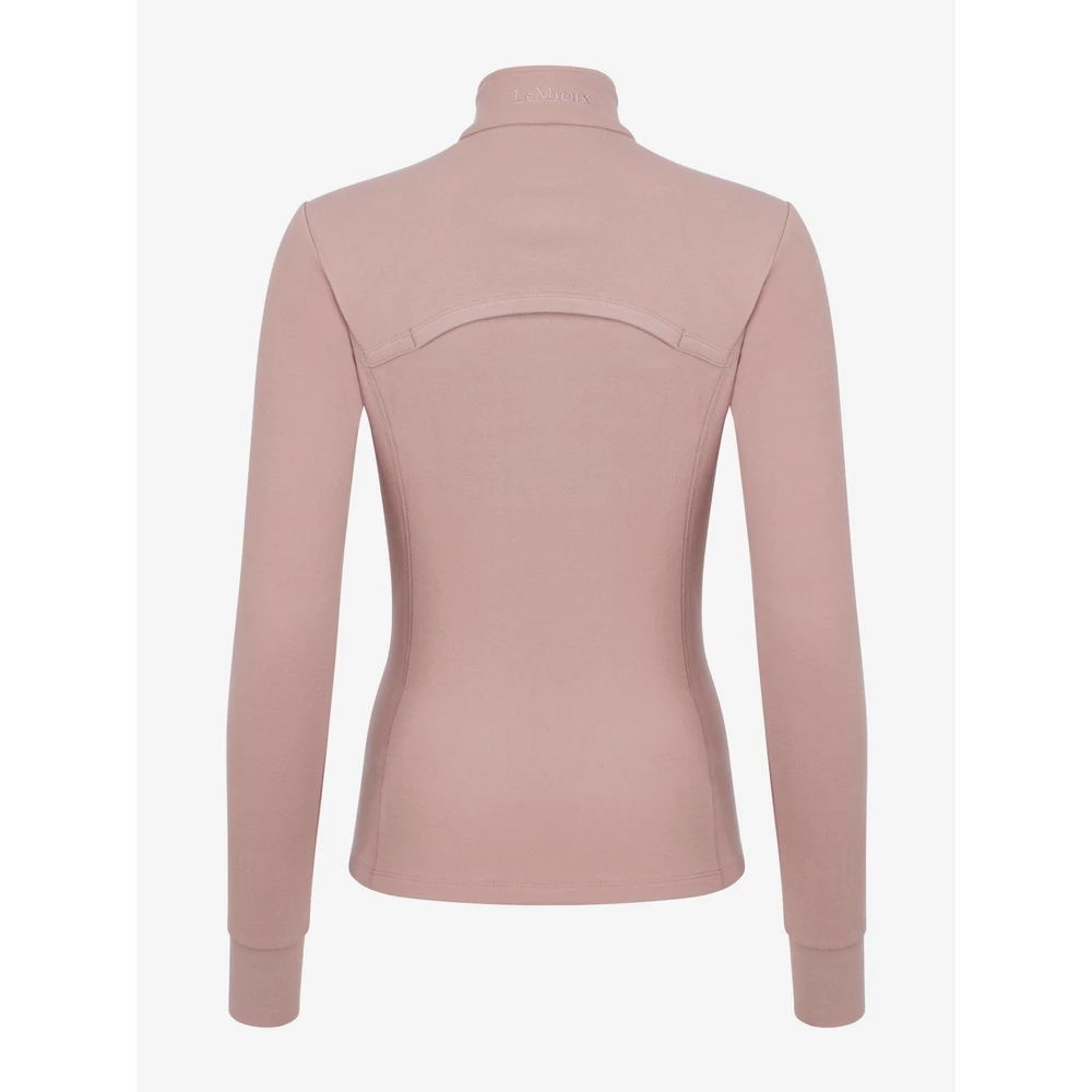 LeMieux Frances Quarter Zip Fleece  - Wild Rose in Wild Rose