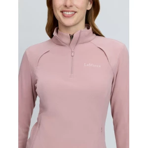 LeMieux Frances Quarter Zip Fleece  - Wild Rose in Wild Rose