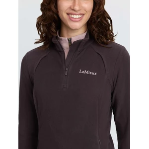 LeMieux Frances Quarter Zip Fleece - Cocoa in Cocoa