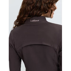 LeMieux Frances Quarter Zip Fleece - Cocoa in Cocoa