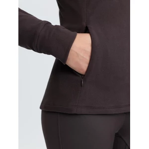LeMieux Frances Quarter Zip Fleece - Cocoa in Cocoa