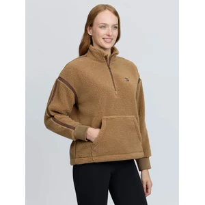 LeMieux Avery Teddy Quarter Zip Fleece  - Caramel 