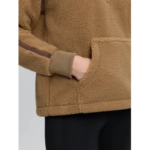 LeMieux Avery Teddy Quarter Zip Fleece  - Caramel in Caramel
