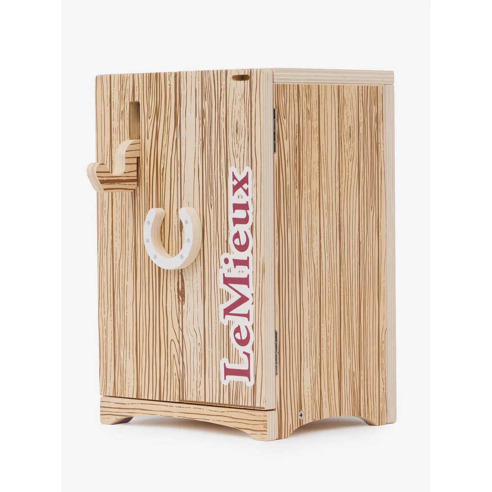 LeMieux Toy Pony Tack Locker - Wooden in Wooden