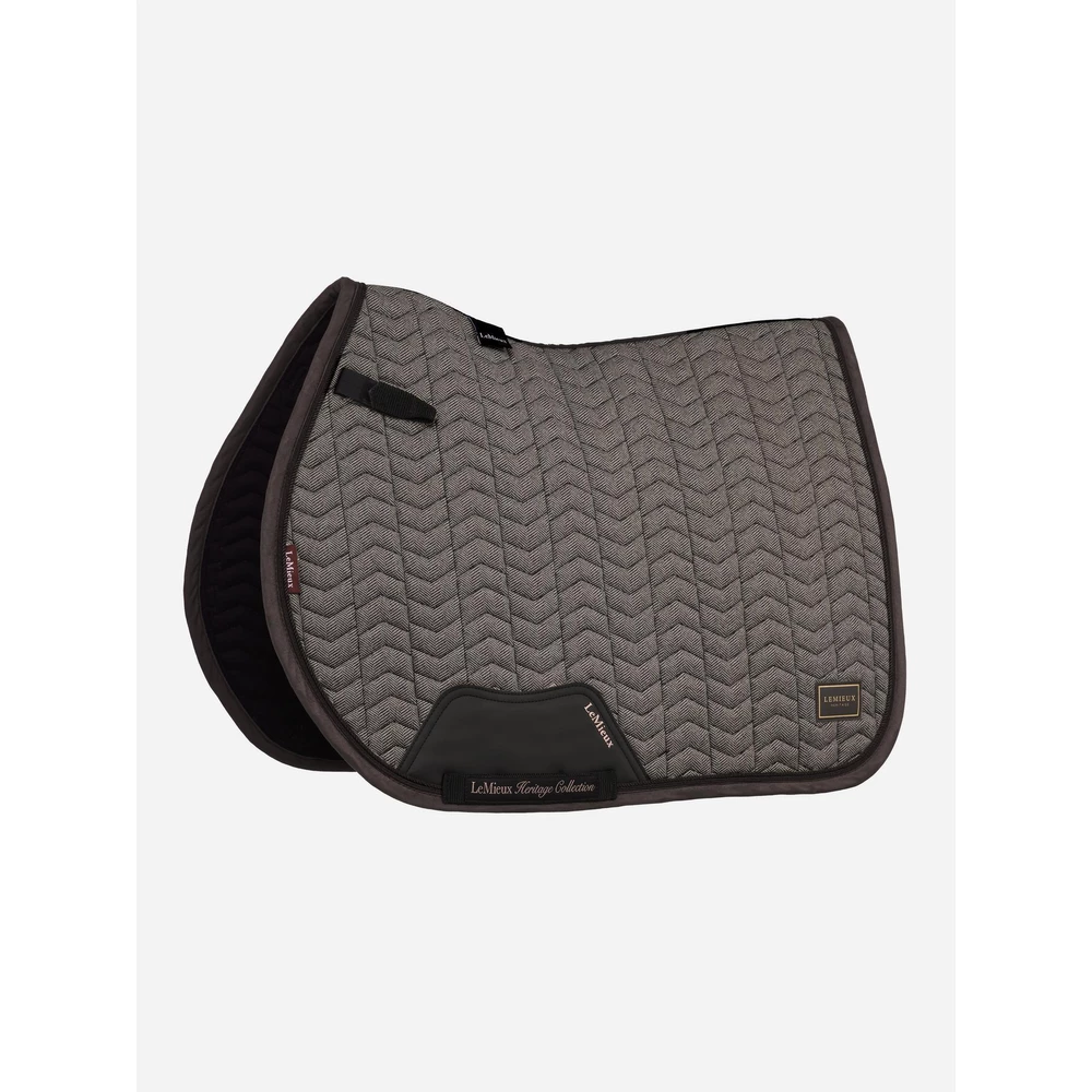 LeMieux Heritage Herringbone Jump Square - Cocoa in Cocoa