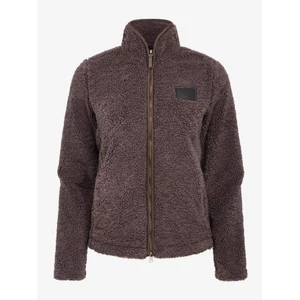LeMieux Heritage Borg Zip Through Jacket - Cocoa in Cocoa
