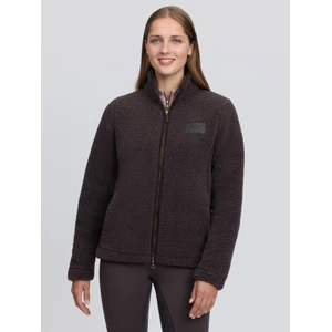 LeMieux Heritage Borg Zip Through Jacket  - Cocoa 