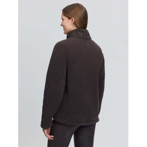 LeMieux Heritage Borg Zip Through Jacket - Cocoa in Cocoa