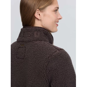 LeMieux Heritage Borg Zip Through Jacket - Cocoa in Cocoa