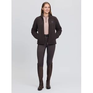 LeMieux Heritage Borg Zip Through Jacket - Cocoa in Cocoa