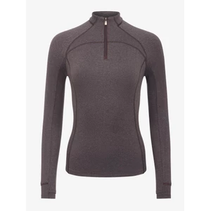 LeMieux Heritage Herringbone Base Layer - Cocoa in Cocoa