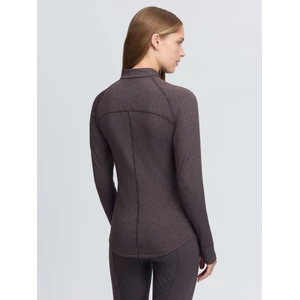 LeMieux Heritage Herringbone Base Layer - Cocoa in Cocoa