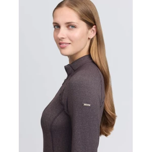 LeMieux Heritage Herringbone Base Layer - Cocoa in Cocoa