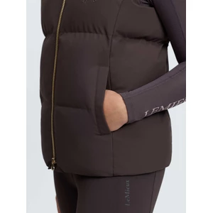LeMieux Young Rider Joey Hooded Gilet  - Cocoa in Cocoa