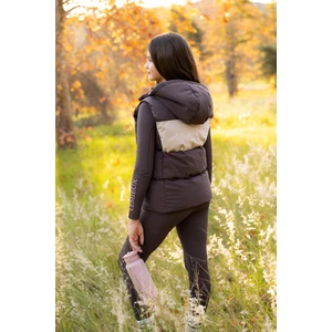 LeMieux Young Rider Joey Hooded Gilet  - Cocoa in Cocoa