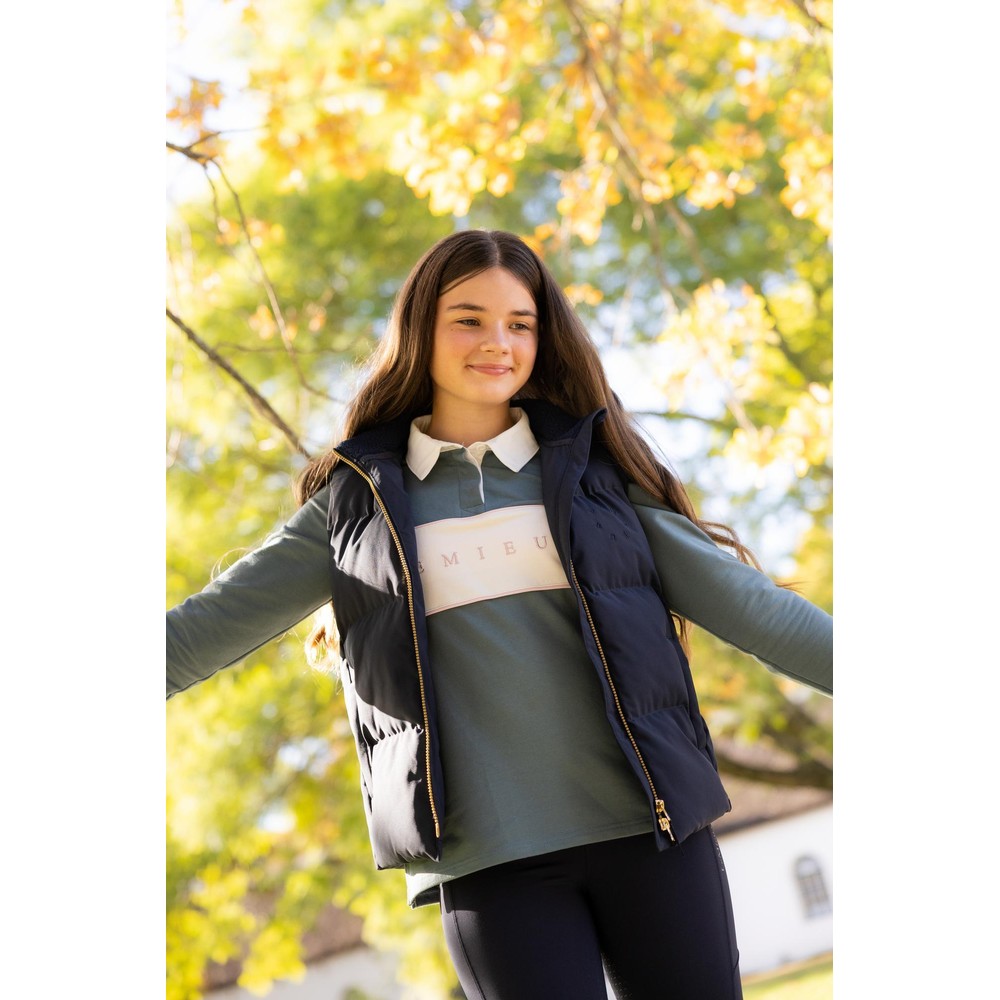 LeMieux Young Rider Joey Hooded Gilet  - Navy 