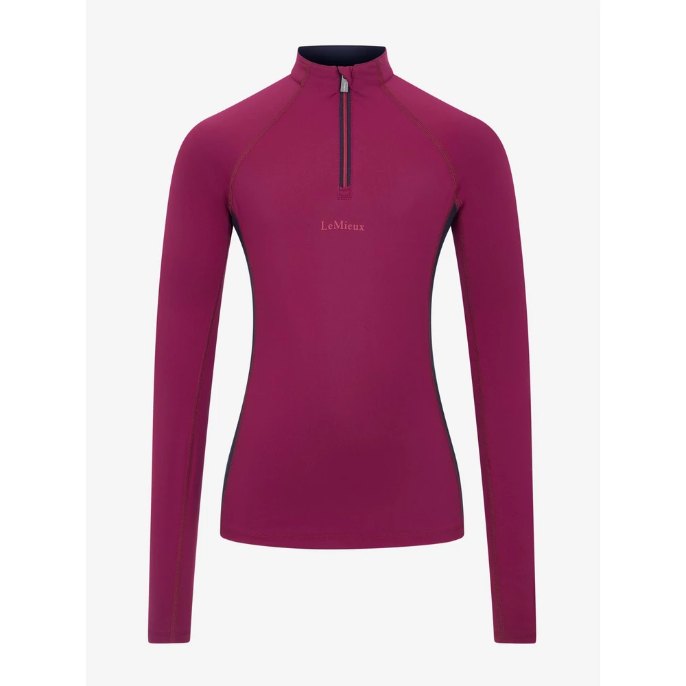 LeMieux Young Rider Classique Base Layer - Blackberry in Blackberry