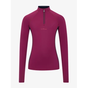 LeMieux Young Rider Classique Base Layer - Blackberry in Blackberry