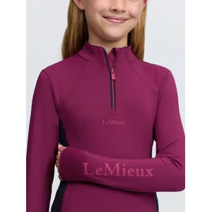 LeMieux Young Rider Classique Base Layer - Blackberry in Blackberry