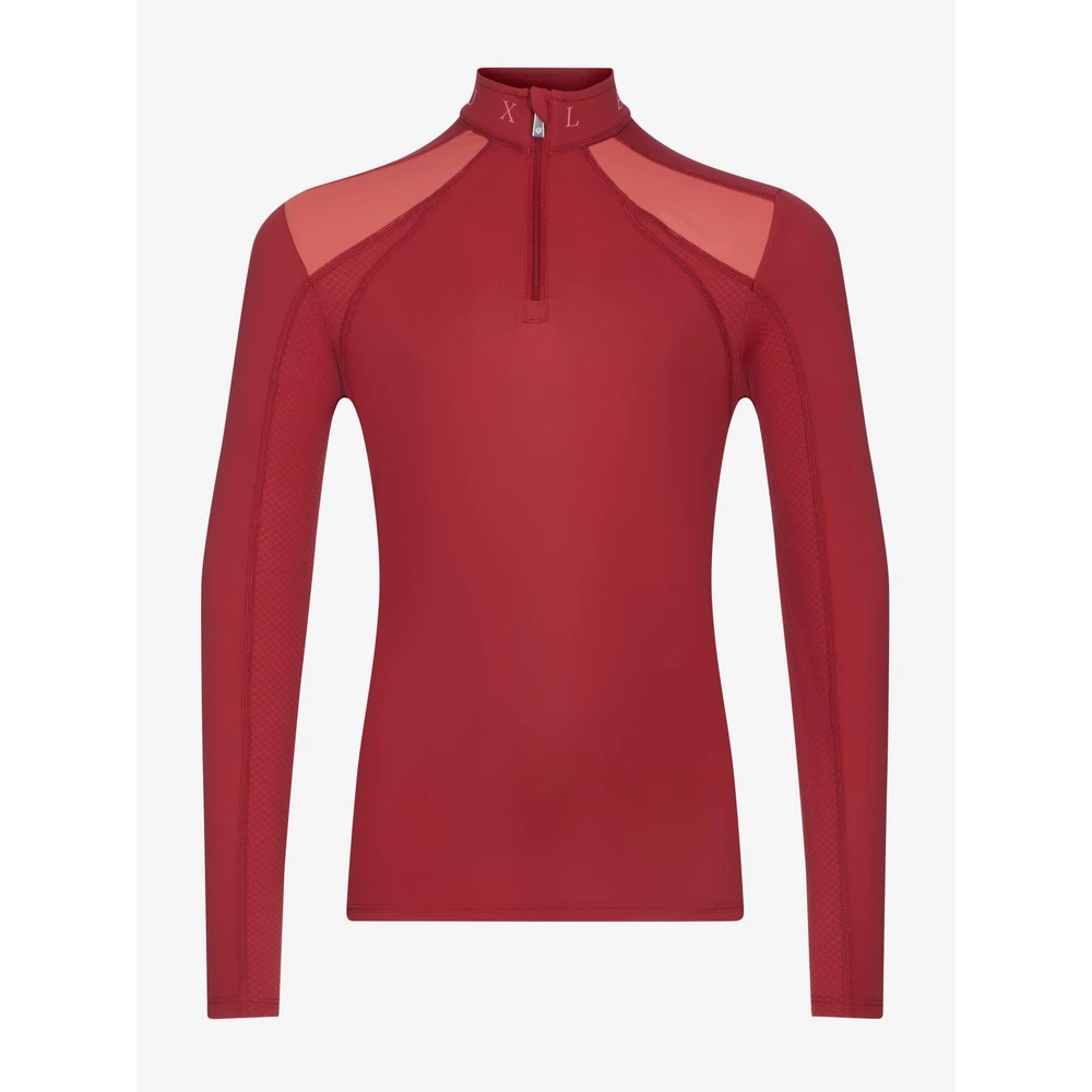 LeMieux Young Rider Mia Mesh Base Layer  - Russet in Russet