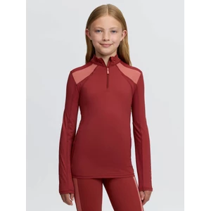 LeMieux Young Rider Mia Mesh Base Layer  - Russet in Russet
