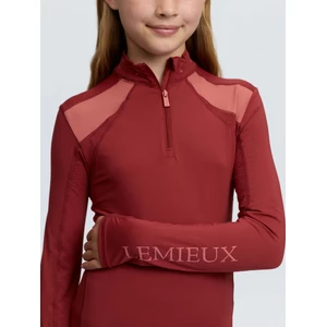 LeMieux Young Rider Mia Mesh Base Layer  - Russet in Russet