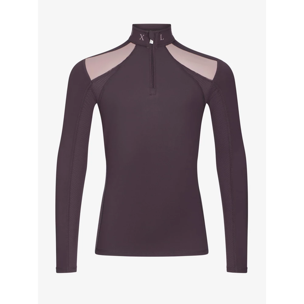 LeMieux Young Rider Mia Mesh Base Layer - Cocoa in Cocoa