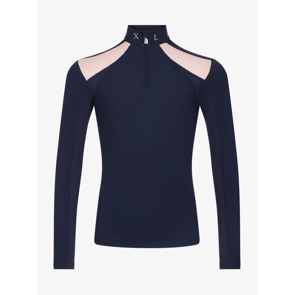 LeMieux Young Rider Mia Mesh Base Layer  - Navy in Navy